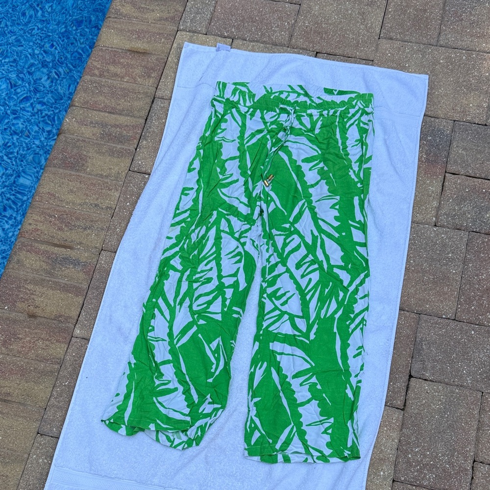 Lilly Pulitzer Leaf Print Pants